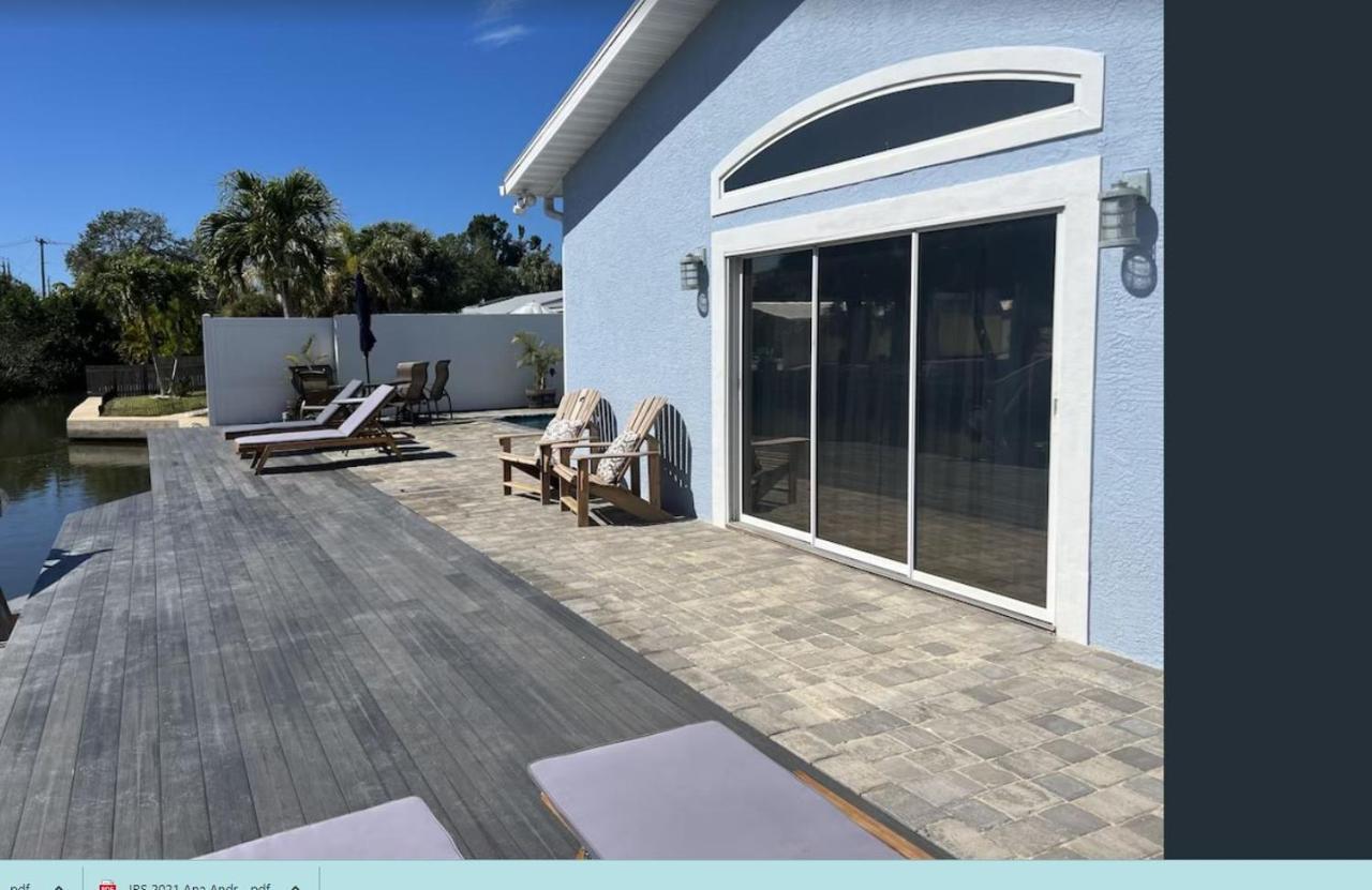 Pool/Waterfront Home 5 Min Walk To Siesta Key Village And Beach Exteriör bild
