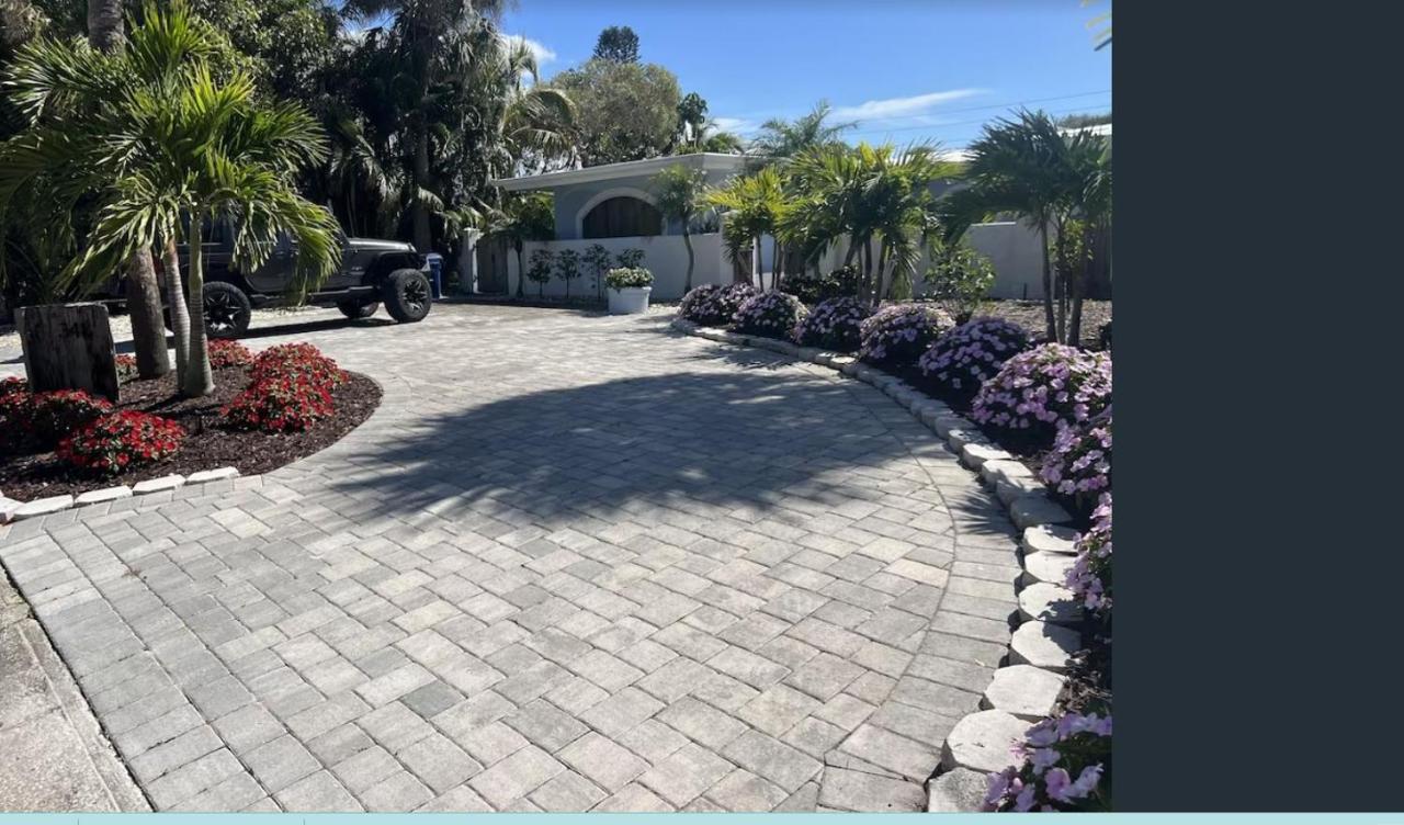 Pool/Waterfront Home 5 Min Walk To Siesta Key Village And Beach Exteriör bild